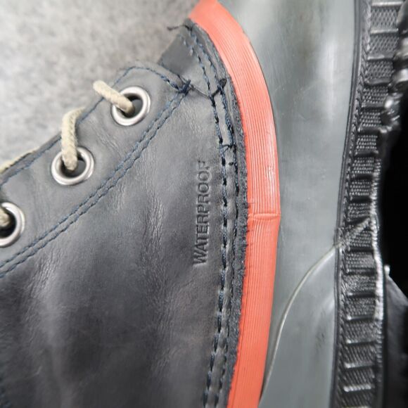 Sorel Boots Men 6 Snow Winter Cheyanne II Leather Rubber Lace Up Waterproof Grey main image 7